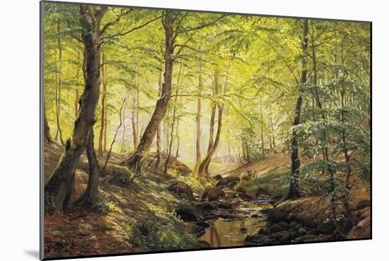 A Forest Glade-Johannes Boesen-Mounted Giclee Print