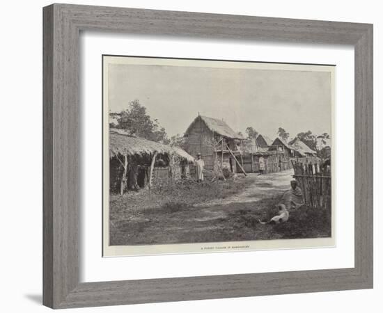 A Forest Village in Madagascar-null-Framed Giclee Print