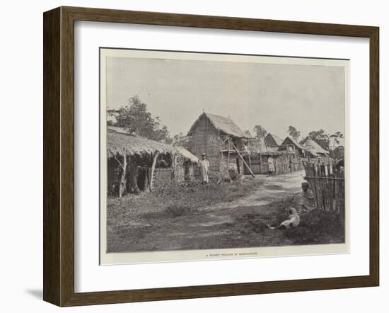 A Forest Village in Madagascar-null-Framed Giclee Print