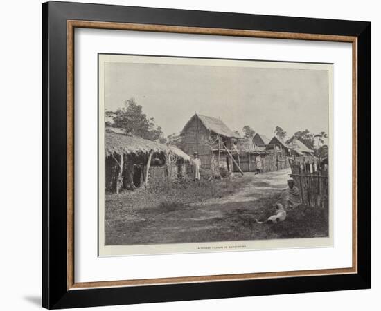 A Forest Village in Madagascar-null-Framed Giclee Print