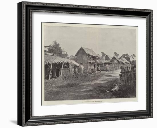 A Forest Village in Madagascar-null-Framed Giclee Print