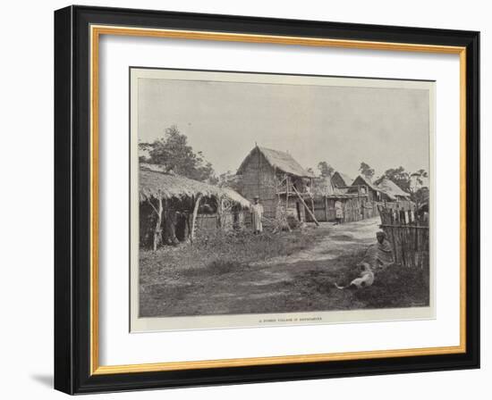 A Forest Village in Madagascar-null-Framed Giclee Print