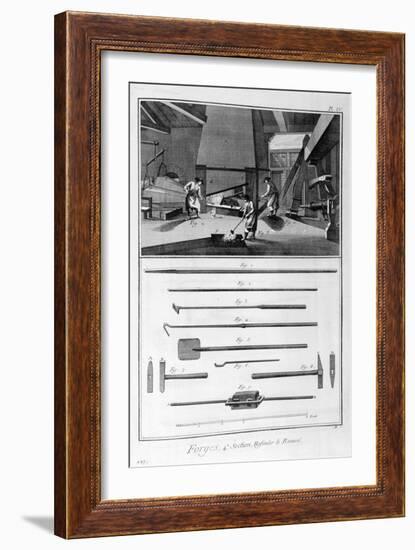 A Forge, 1751-1777-Denis Diderot-Framed Giclee Print