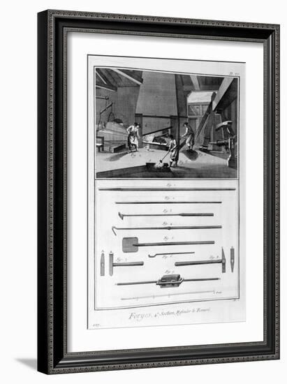 A Forge, 1751-1777-Denis Diderot-Framed Giclee Print