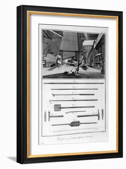 A Forge, 1751-1777-Denis Diderot-Framed Giclee Print