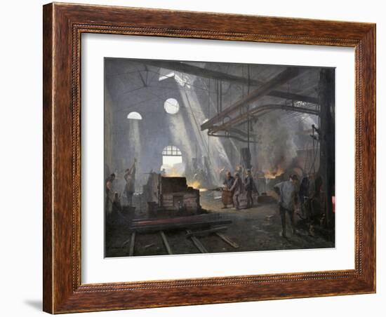 A Forge, 1893-Fernand Cormon-Framed Giclee Print