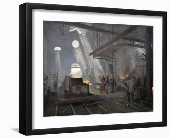 A Forge, 1893-Fernand Cormon-Framed Giclee Print