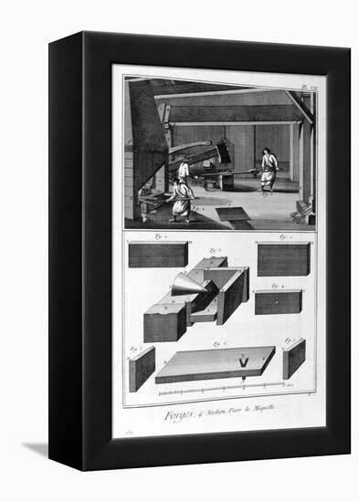 A Forge, Drop Hammer, 1751-1777-Denis Diderot-Framed Premier Image Canvas
