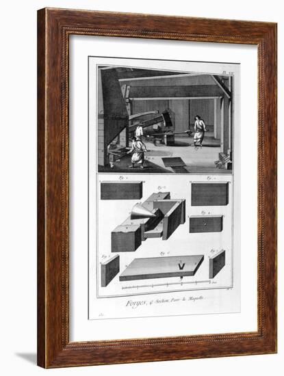 A Forge, Drop Hammer, 1751-1777-Denis Diderot-Framed Giclee Print