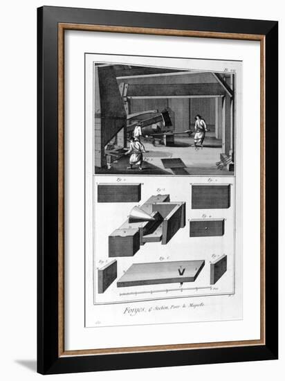 A Forge, Drop Hammer, 1751-1777-Denis Diderot-Framed Giclee Print