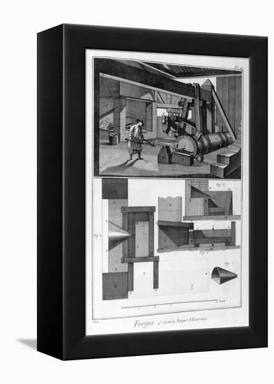 A Forge, Drop Hammer, 1751-1777-Denis Diderot-Framed Premier Image Canvas