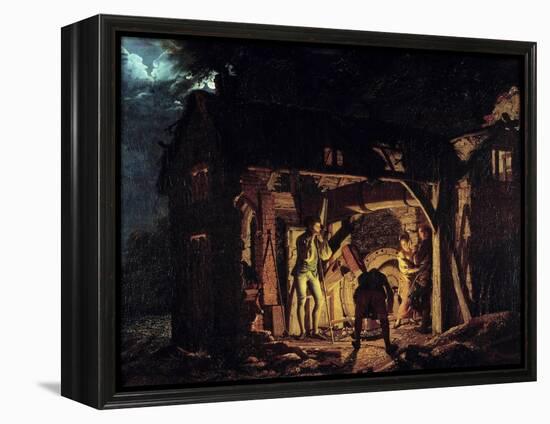 A Forge in the 18Th Century Painting by Joseph Wright of Derby (1734-1797) 1773 Saint Petersburg, H-Joseph Wright of Derby-Framed Premier Image Canvas