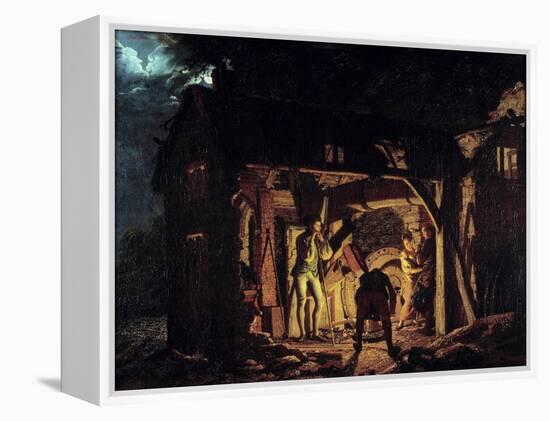 A Forge in the 18Th Century Painting by Joseph Wright of Derby (1734-1797) 1773 Saint Petersburg, H-Joseph Wright of Derby-Framed Premier Image Canvas