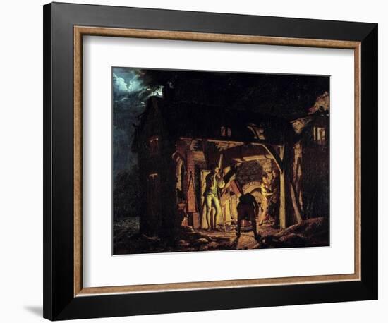 A Forge in the 18Th Century Painting by Joseph Wright of Derby (1734-1797) 1773 Saint Petersburg, H-Joseph Wright of Derby-Framed Giclee Print