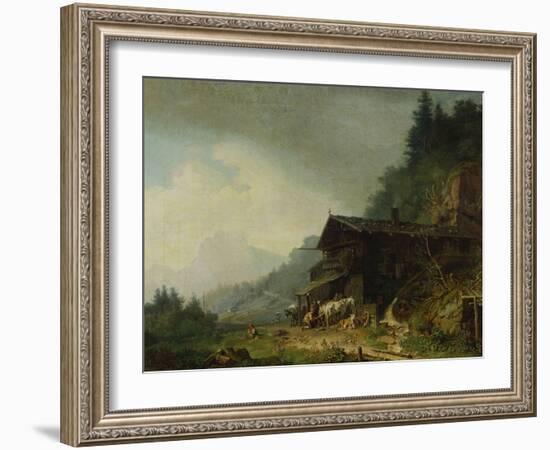 A Forge in the Bavarian Alps-Sir William Beechey-Framed Giclee Print
