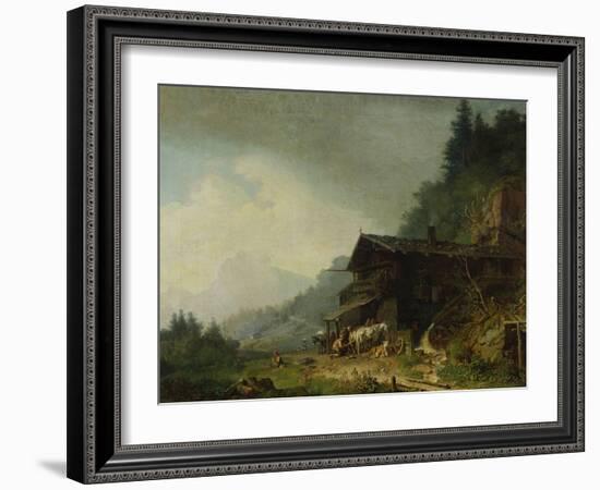 A Forge in the Bavarian Alps-Sir William Beechey-Framed Giclee Print