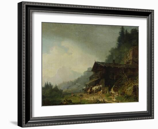 A Forge in the Bavarian Alps-Sir William Beechey-Framed Giclee Print