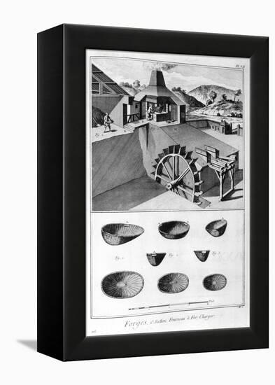 A Forge, Ironworks, 1751-1777-Denis Diderot-Framed Premier Image Canvas