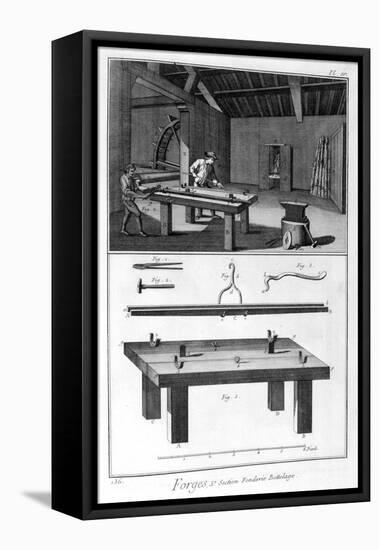 A Forge, Splitting Mill Trussing, 1751-1777-Denis Diderot-Framed Premier Image Canvas