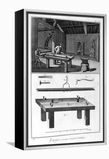 A Forge, Splitting Mill Trussing, 1751-1777-Denis Diderot-Framed Premier Image Canvas