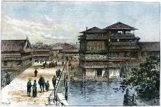 Yebisu Bashi, Osaka, Japan, 1891-A Forsyth-Framed Giclee Print