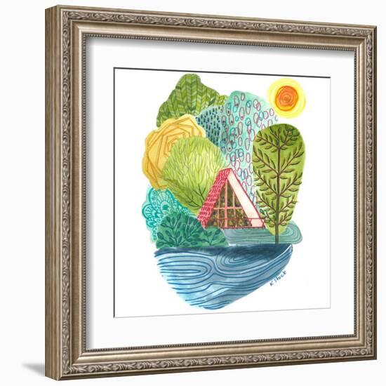 A Frame Cabin-Kerstin Stock-Framed Art Print