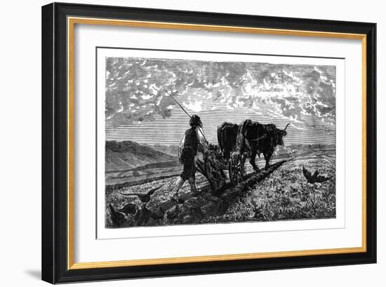 A French Agriculturist, C1890-null-Framed Giclee Print