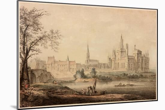 A French Chateau, 1770-Samuel Hieronymous Grimm-Mounted Giclee Print