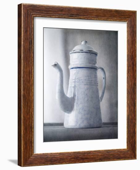 A French Enamel Coffee Pot-Steve Lupton-Framed Photographic Print