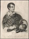 George Gordon Lord Byron English Poet as a Supporter of Greek Independence in 1826-A. Friedel-Art Print