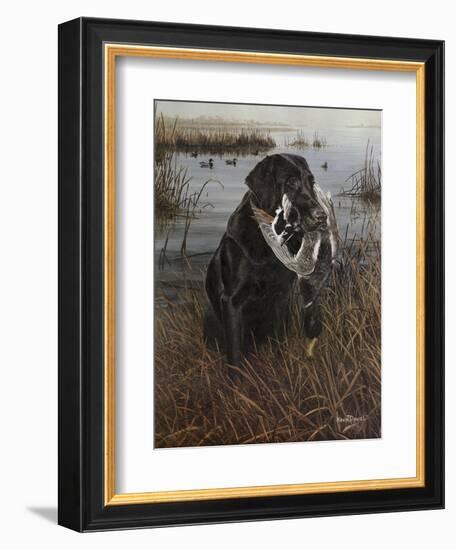 A Friend in the Marsh-Kevin Daniel-Framed Art Print