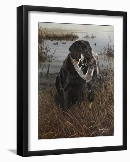A Friend in the Marsh-Kevin Daniel-Framed Art Print