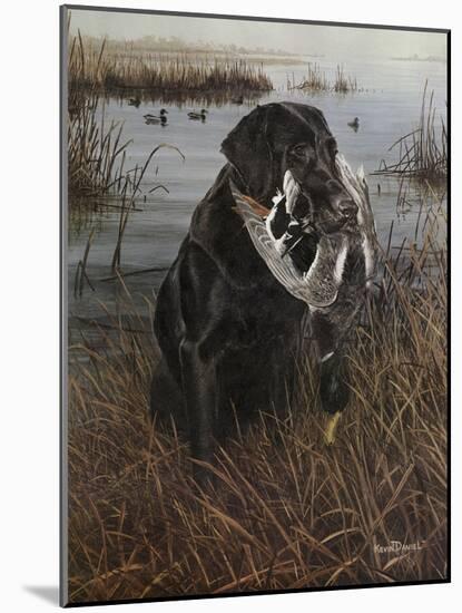 A Friend in the Marsh-Kevin Daniel-Mounted Art Print