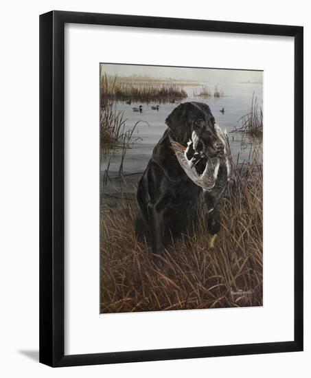 A Friend in the Marsh-Kevin Daniel-Framed Art Print