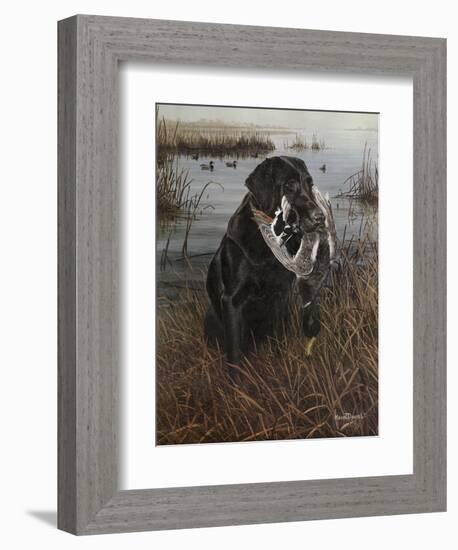 A Friend in the Marsh-Kevin Daniel-Framed Premium Giclee Print