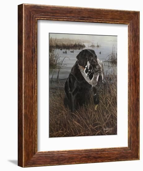 A Friend in the Marsh-Kevin Daniel-Framed Premium Giclee Print