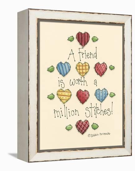 A Friend Is Worth-Debbie McMaster-Framed Premier Image Canvas