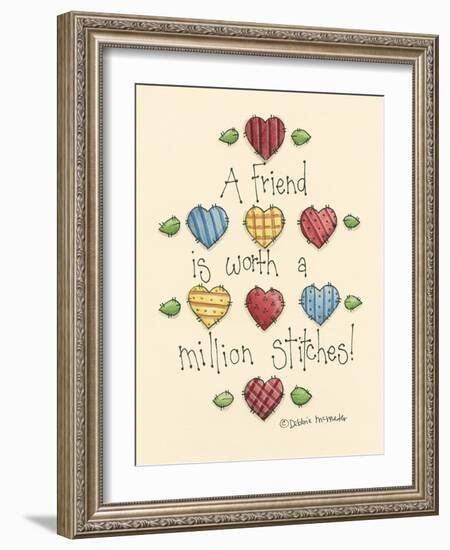 A Friend Is Worth-Debbie McMaster-Framed Giclee Print