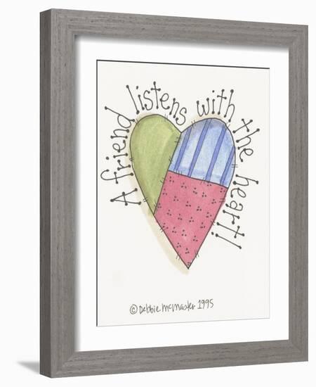 A Friend Listens-Debbie McMaster-Framed Giclee Print