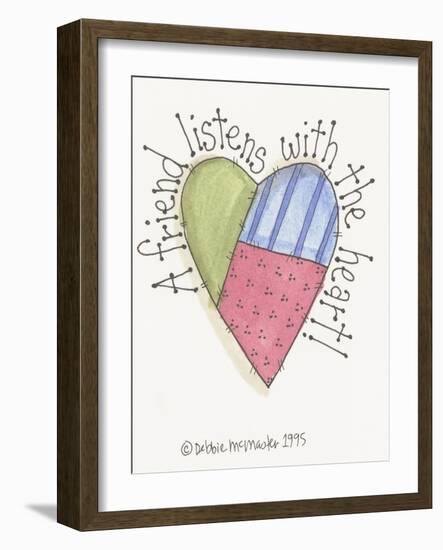 A Friend Listens-Debbie McMaster-Framed Giclee Print