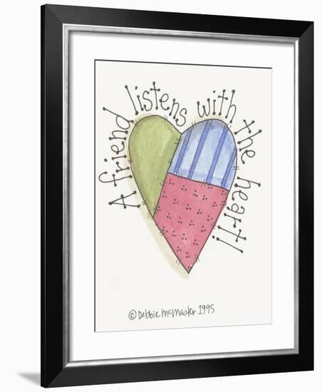 A Friend Listens-Debbie McMaster-Framed Giclee Print