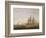 A Frigate Running under Full Sail, with a Cutter and a Lugger Off the West Country-Thomas Luny-Framed Giclee Print