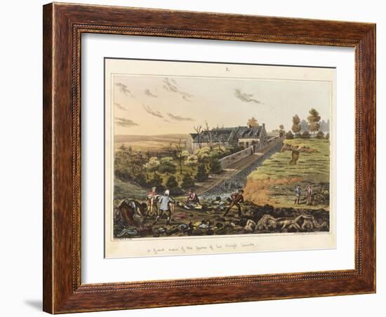 A Front View of the Farm of La Haye Sainte-James Rouse-Framed Giclee Print