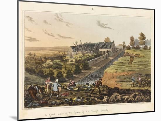 A Front View of the Farm of La Haye Sainte-James Rouse-Mounted Giclee Print