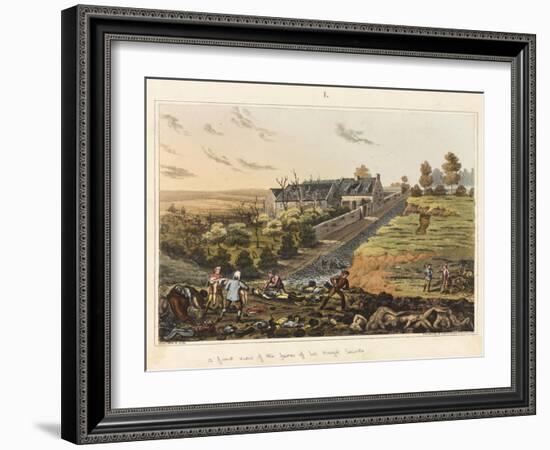 A Front View of the Farm of La Haye Sainte-James Rouse-Framed Giclee Print