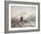 A Frozen River Landscape with a Windmill-Andreas Schelfhout-Framed Giclee Print