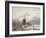 A Frozen River Landscape with a Windmill-Andreas Schelfhout-Framed Giclee Print