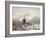 A Frozen River Landscape with a Windmill-Sir Lawrence Alma-Tadema-Framed Giclee Print