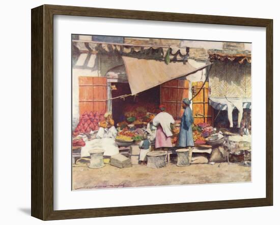 'A Fruit Stall', 1905-Mortimer Luddington Menpes-Framed Giclee Print