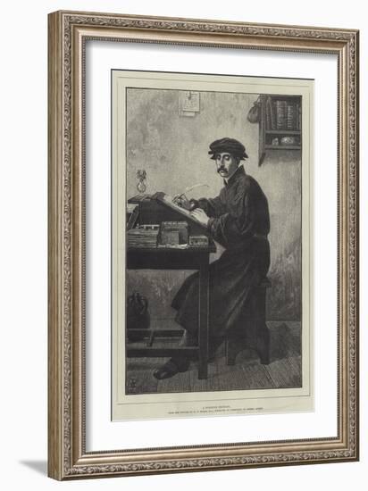 A Fugitive Thought-Henry Stacey Marks-Framed Giclee Print